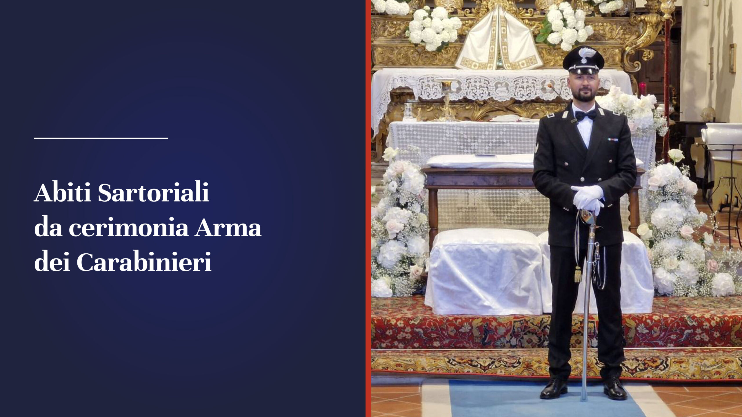divisa gala Carabinieri matrimonio